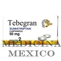 Tebegran (Sumatriptan) 50mg 2 Tabs